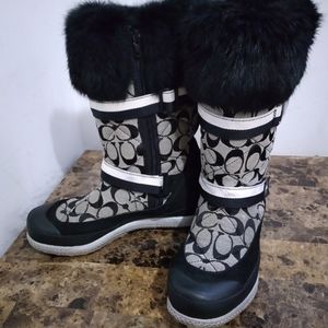 Coach mariette womens winter boots size 8.5